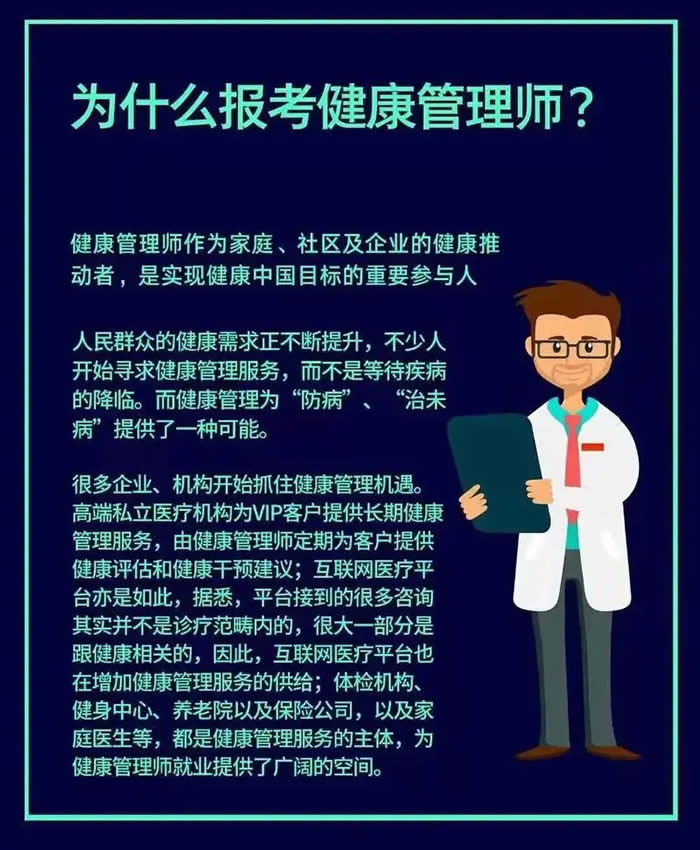 重庆健康管理师补贴政策